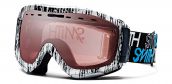 SKIBRILLE SMITH OPTICS PROPHECY WHITE TURQUOISE GOOD WORD GOGGLE