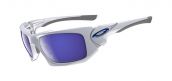 OAKLEY SCALPEL 9095-07 White Chrome - Ice Iridium Polarized