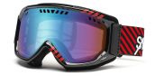 SKIBRILLE SMITH OPTICS SCOPE BLACK/RED COMMODORE GOGGLE