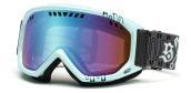 SKIBRILLE SMITH OPTICS SCOPE BLACK/MINT SAFETY GOGGLE