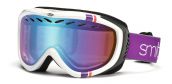 SKIBRILLE SMITH OPTICS TRANSIT WHITE/CORAL GOGGLE