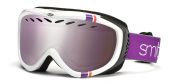 SKIBRILLE SMITH OPTICS TRANSIT WHITE/CORAL GOGGLE