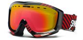 SKIBRILLE SMITH OPTICS PROPHECY BLACK RED COMMODORE  GOGGLE